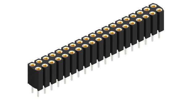 Fischer Elektronik Buchsenleiste (Präzision) Anzahl Reihen: 2 10026782 10St.