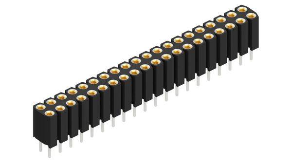 Fischer Elektronik Buchsenleiste (Präzision) Anzahl Reihen: 2 10026783 10St.
