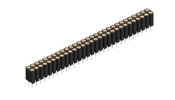 Fischer Elektronik Buchsenleiste (Präzision) Anzahl Reihen: 2 10026792 10St.