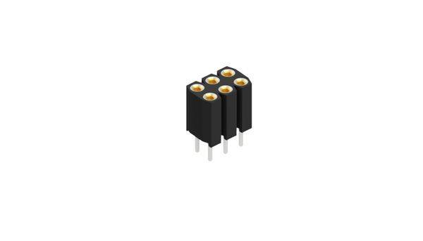 Fischer Elektronik Buchsenleiste (Präzision) Anzahl Reihen: 2 10026766 10St.