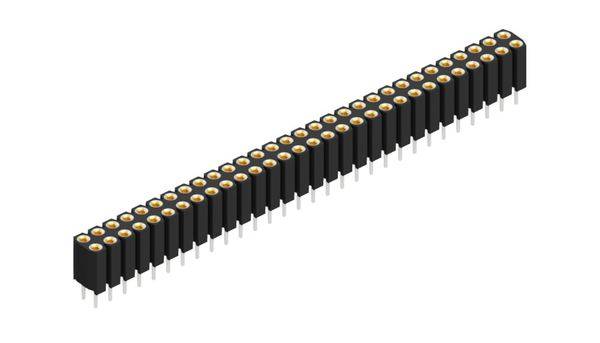 Fischer Elektronik Buchsenleiste (Präzision) Anzahl Reihen: 2 10026793 10St.