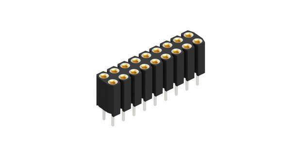Fischer Elektronik Buchsenleiste (Präzision) Anzahl Reihen: 2 10026735 10St.