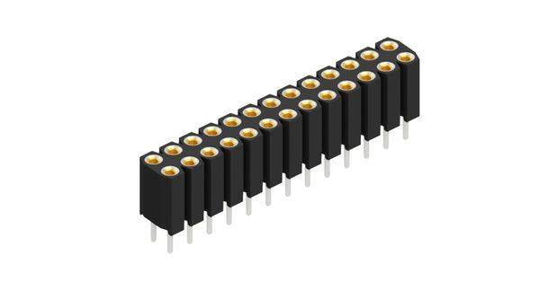 Fischer Elektronik Buchsenleiste (Präzision) Anzahl Reihen: 2 10026739 10St.