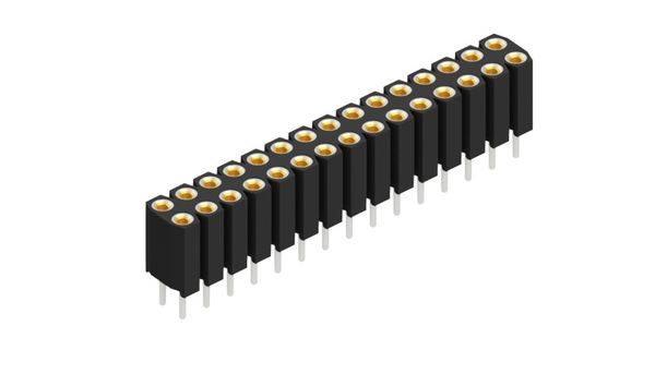Fischer Elektronik Buchsenleiste (Präzision) Anzahl Reihen: 2 10026741 10St.