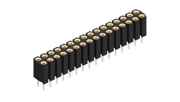Fischer Elektronik Buchsenleiste (Präzision) Anzahl Reihen: 2 10026742 10St.