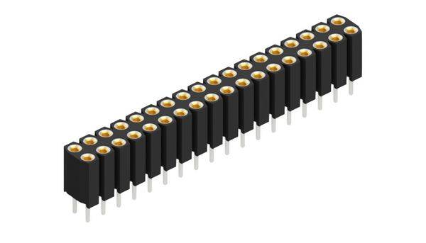 Fischer Elektronik Buchsenleiste (Präzision) Anzahl Reihen: 2 10026744 10St.