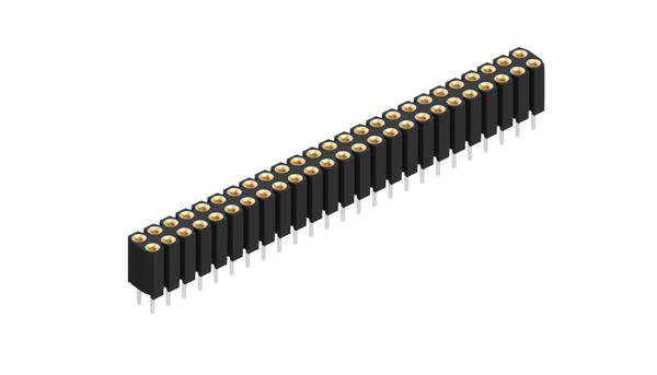 Fischer Elektronik Buchsenleiste (Präzision) Anzahl Reihen: 2 10026751 10St.