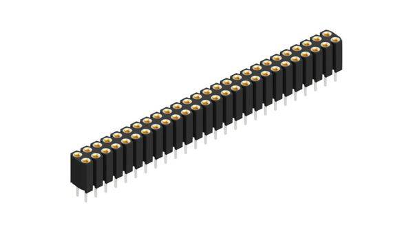 Fischer Elektronik Buchsenleiste (Präzision) Anzahl Reihen: 2 10026752 10St.