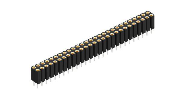 Fischer Elektronik Buchsenleiste (Präzision) Anzahl Reihen: 2 10026753 10St.