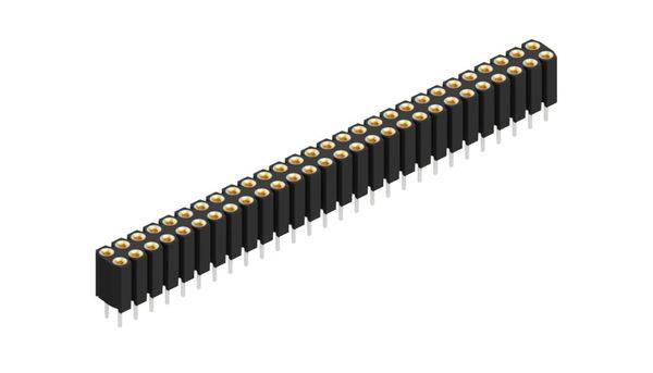 Fischer Elektronik Buchsenleiste (Präzision) Anzahl Reihen: 2 10026754 10St.