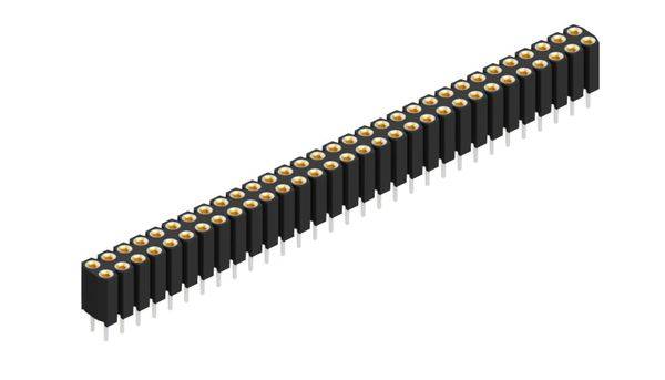 Fischer Elektronik Buchsenleiste (Präzision) Anzahl Reihen: 2 10026757 10St.