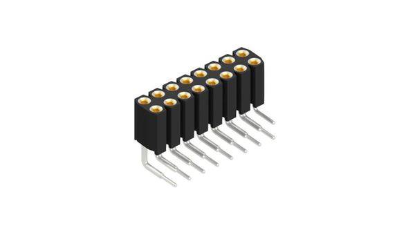 Fischer Elektronik Buchsenleiste (Präzision) Anzahl Reihen: 2 10026844 10St.