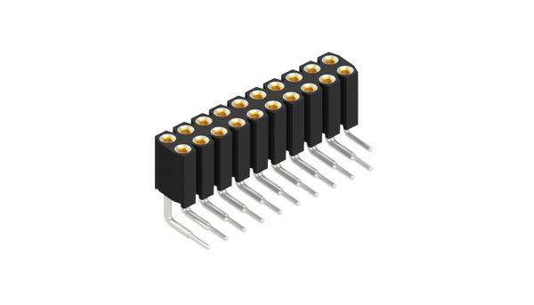 Fischer Elektronik Buchsenleiste (Präzision) Anzahl Reihen: 2 10026846 10St.