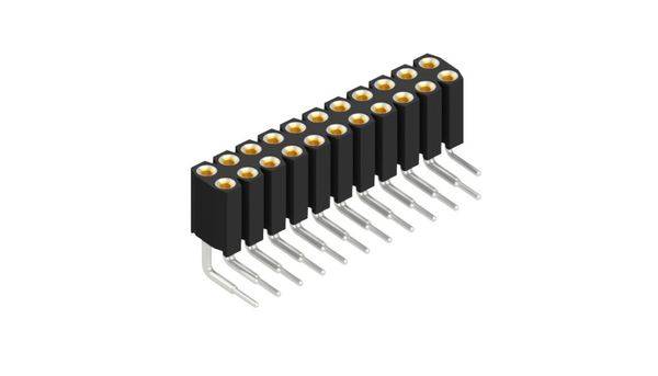 Fischer Elektronik Buchsenleiste (Präzision) Anzahl Reihen: 2 10026848 10St.