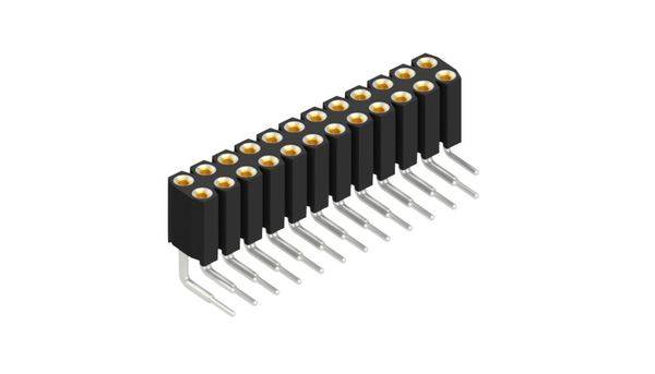 Fischer Elektronik Buchsenleiste (Präzision) Anzahl Reihen: 2 10026849 10St.