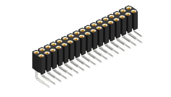 Fischer Elektronik Buchsenleiste (Präzision) Anzahl Reihen: 2 10026854 10St.