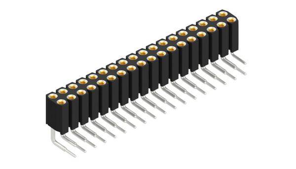 Fischer Elektronik Buchsenleiste (Präzision) Anzahl Reihen: 2 10026855 10St.
