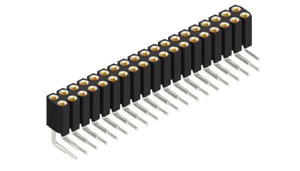 Fischer Elektronik Buchsenleiste (Präzision) Anzahl Reihen: 2 10026856 10St.