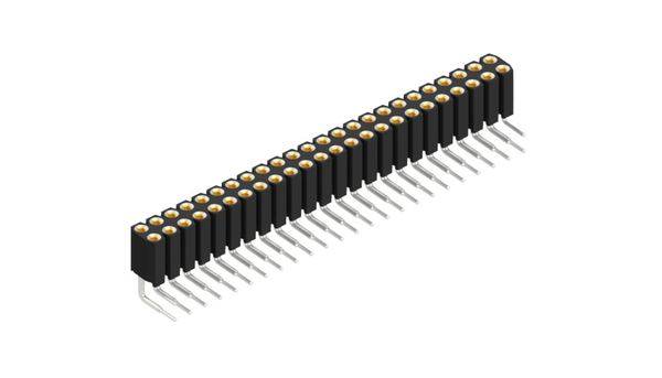 Fischer Elektronik Buchsenleiste (Präzision) Anzahl Reihen: 2 10026861 10St.
