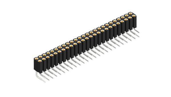 Fischer Elektronik Buchsenleiste (Präzision) Anzahl Reihen: 2 10026862 10St.