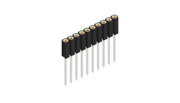 Fischer Elektronik Buchsenleiste (Präzision) Anzahl Reihen: 1 10026883 10St.