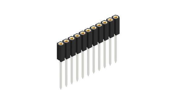 Fischer Elektronik Buchsenleiste (Präzision) Anzahl Reihen: 1 10026884 10St.