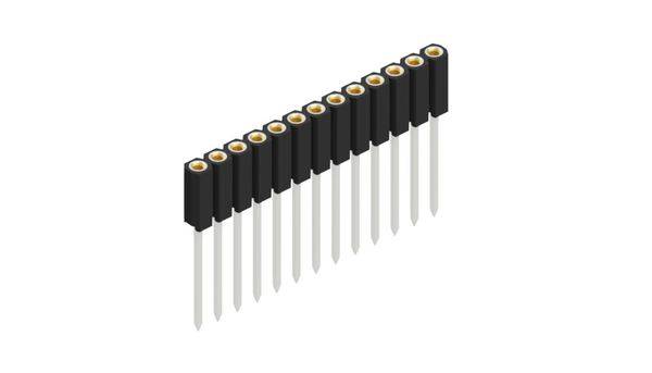 Fischer Elektronik Buchsenleiste (Präzision) Anzahl Reihen: 1 10026886 10St.