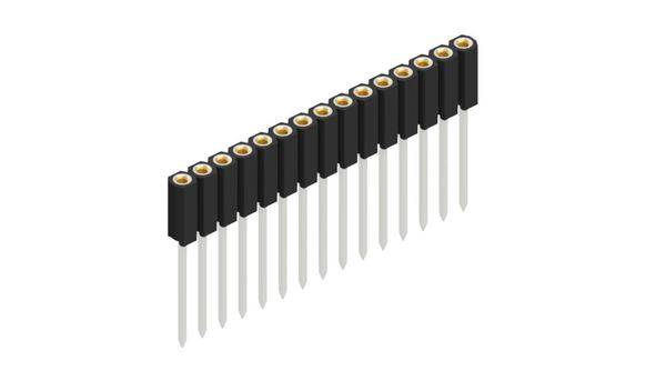 Fischer Elektronik Buchsenleiste (Präzision) Anzahl Reihen: 1 10026888 10St.