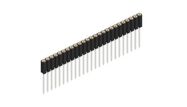 Fischer Elektronik Buchsenleiste (Präzision) Anzahl Reihen: 1 10026898 10St.