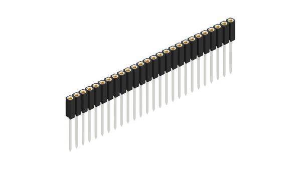 Fischer Elektronik Buchsenleiste (Präzision) Anzahl Reihen: 1 10026899 10St.