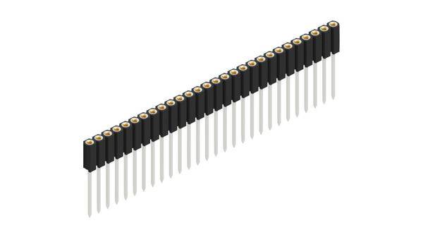 Fischer Elektronik Buchsenleiste (Präzision) Anzahl Reihen: 1 10026901 10St.