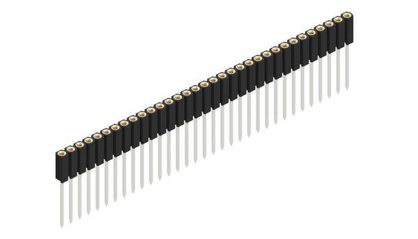Fischer Elektronik Buchsenleiste (Präzision) Anzahl Reihen: 1 10026906 10St.