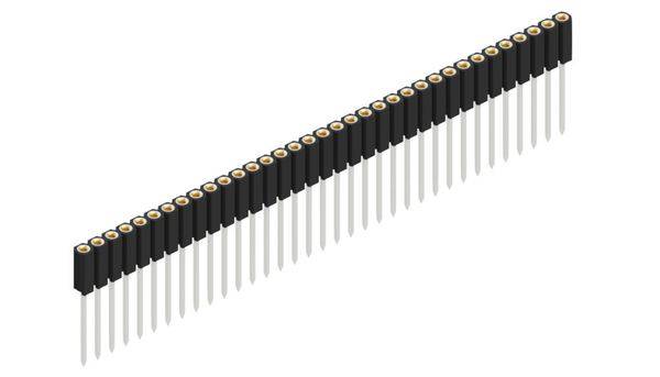 Fischer Elektronik Buchsenleiste (Präzision) Anzahl Reihen: 1 10026908 10St.