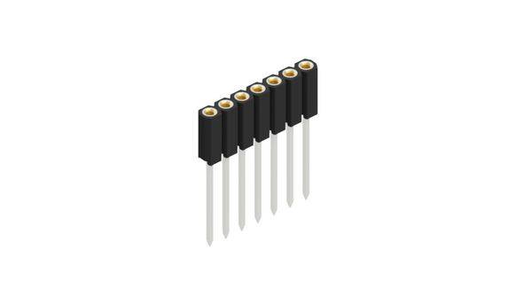 Fischer Elektronik Buchsenleiste (Präzision) Anzahl Reihen: 1 10026880 10St.