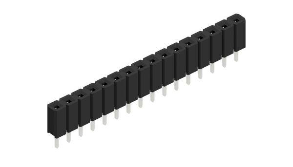 Fischer Elektronik Buchsenleiste (Standard) Anzahl Reihen: 1 10026956 10St.