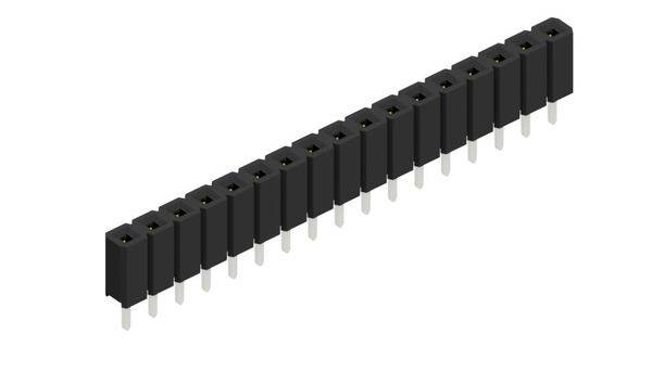 Fischer Elektronik Buchsenleiste (Standard) Anzahl Reihen: 1 10026957 10St.
