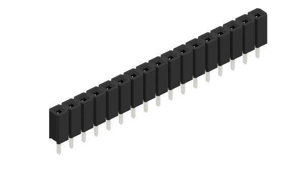 Fischer Elektronik Buchsenleiste (Standard) Anzahl Reihen: 1 10026958 10St.