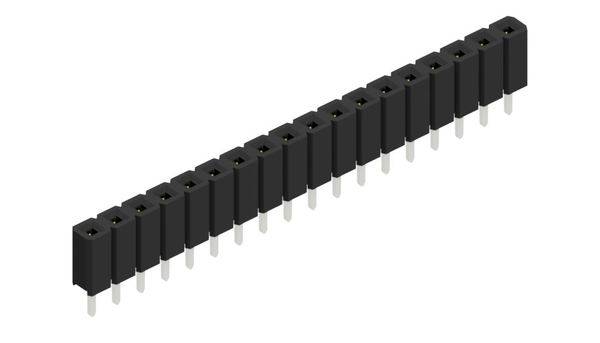 Fischer Elektronik Buchsenleiste (Standard) Anzahl Reihen: 1 10026959 10St.