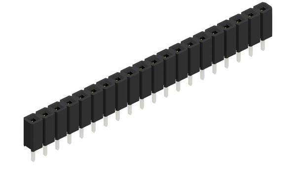 Fischer Elektronik Buchsenleiste (Standard) Anzahl Reihen: 1 10026963 10St.