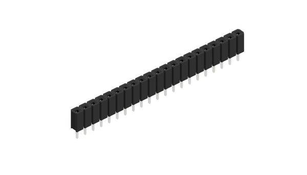 Fischer Elektronik Buchsenleiste (Standard) Anzahl Reihen: 1 10026966 10St.