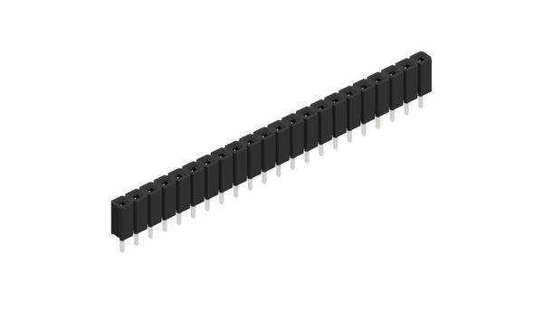Fischer Elektronik Buchsenleiste (Standard) Anzahl Reihen: 1 10026968 10St.