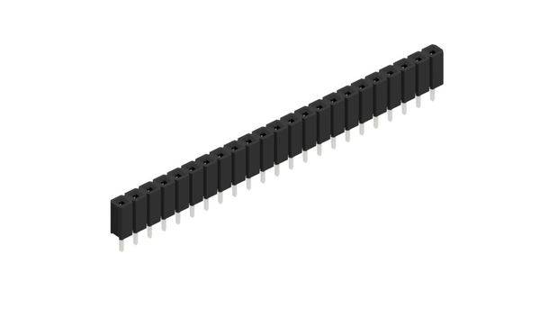 Fischer Elektronik Buchsenleiste (Standard) Anzahl Reihen: 1 10026969 10St.