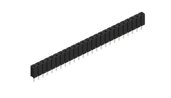 Fischer Elektronik Buchsenleiste (Standard) Anzahl Reihen: 1 10026973 10St.