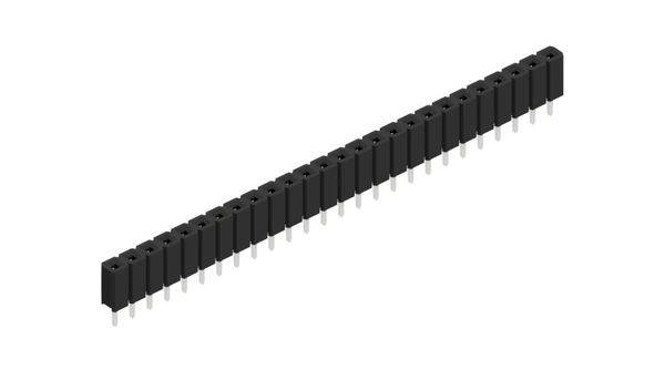 Fischer Elektronik Buchsenleiste (Standard) Anzahl Reihen: 1 10026975 10St.