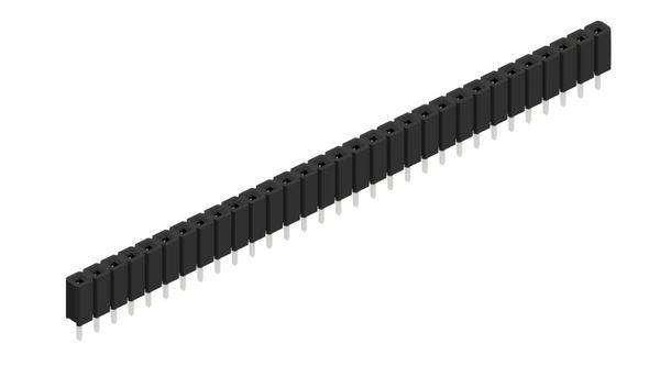 Fischer Elektronik Buchsenleiste (Standard) Anzahl Reihen: 1 10026985 10St.