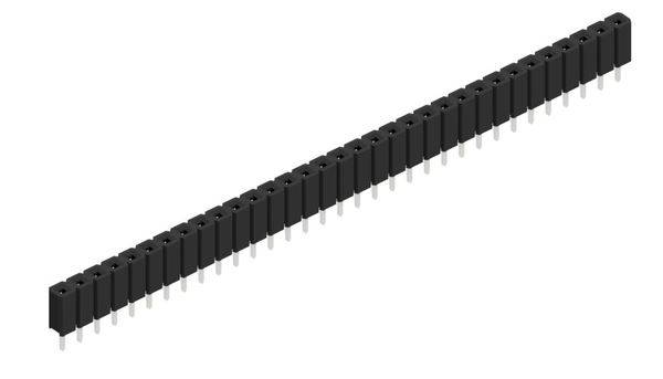 Fischer Elektronik Buchsenleiste (Standard) Anzahl Reihen: 1 10026990 10St.