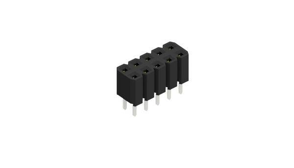 Fischer Elektronik Buchsenleiste (Standard) Anzahl Reihen: 2 10027009 10St.
