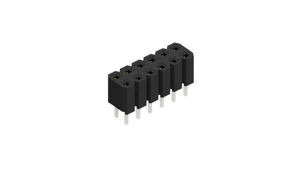 Fischer Elektronik Buchsenleiste (Standard) Anzahl Reihen: 2 10027012 10St.