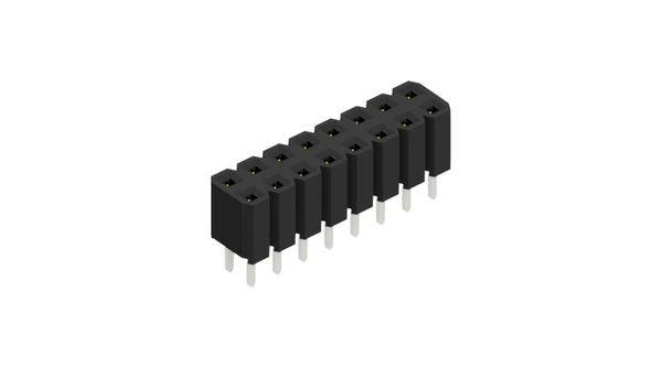 Fischer Elektronik Buchsenleiste (Standard) Anzahl Reihen: 2 10027016 10St.