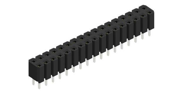 Fischer Elektronik Buchsenleiste (Standard) Anzahl Reihen: 2 10027035 10St.